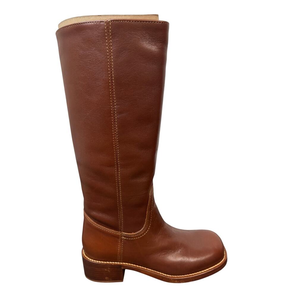 Steve Madden Riggs Knee High Tall Boots Western Country Preppy Fall Winter 8 - Picture 5 of 14